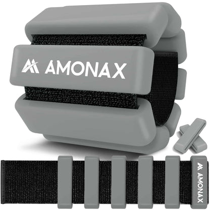 Adjustable Wrist Weights for Yoga, Walking & Home Workout - – 1lb/2lb Pair