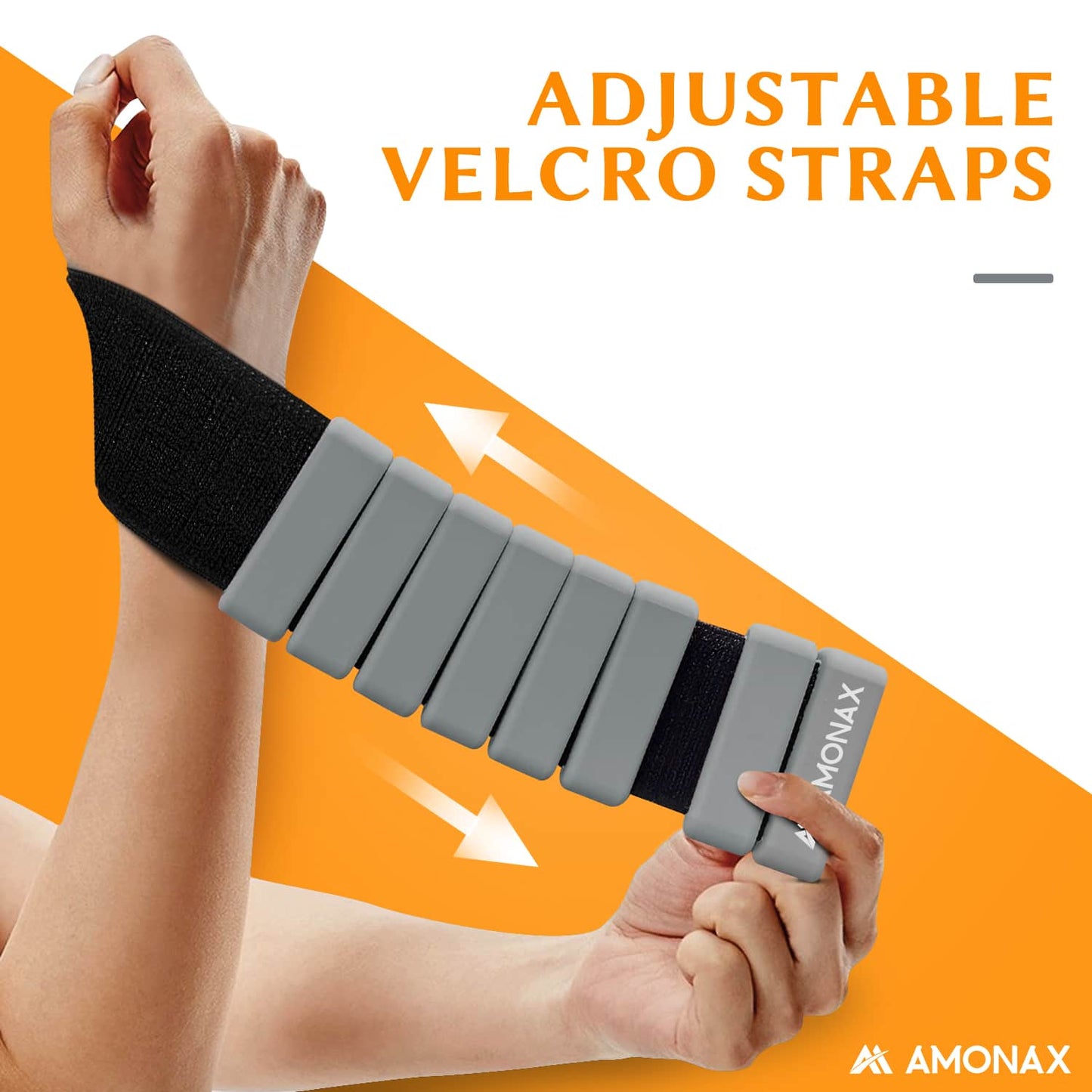 Adjustable Wrist Weights for Yoga, Walking & Home Workout - – 1lb/2lb Pair