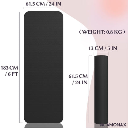 Non-Slip Yoga Mat for Home & Studio Workouts