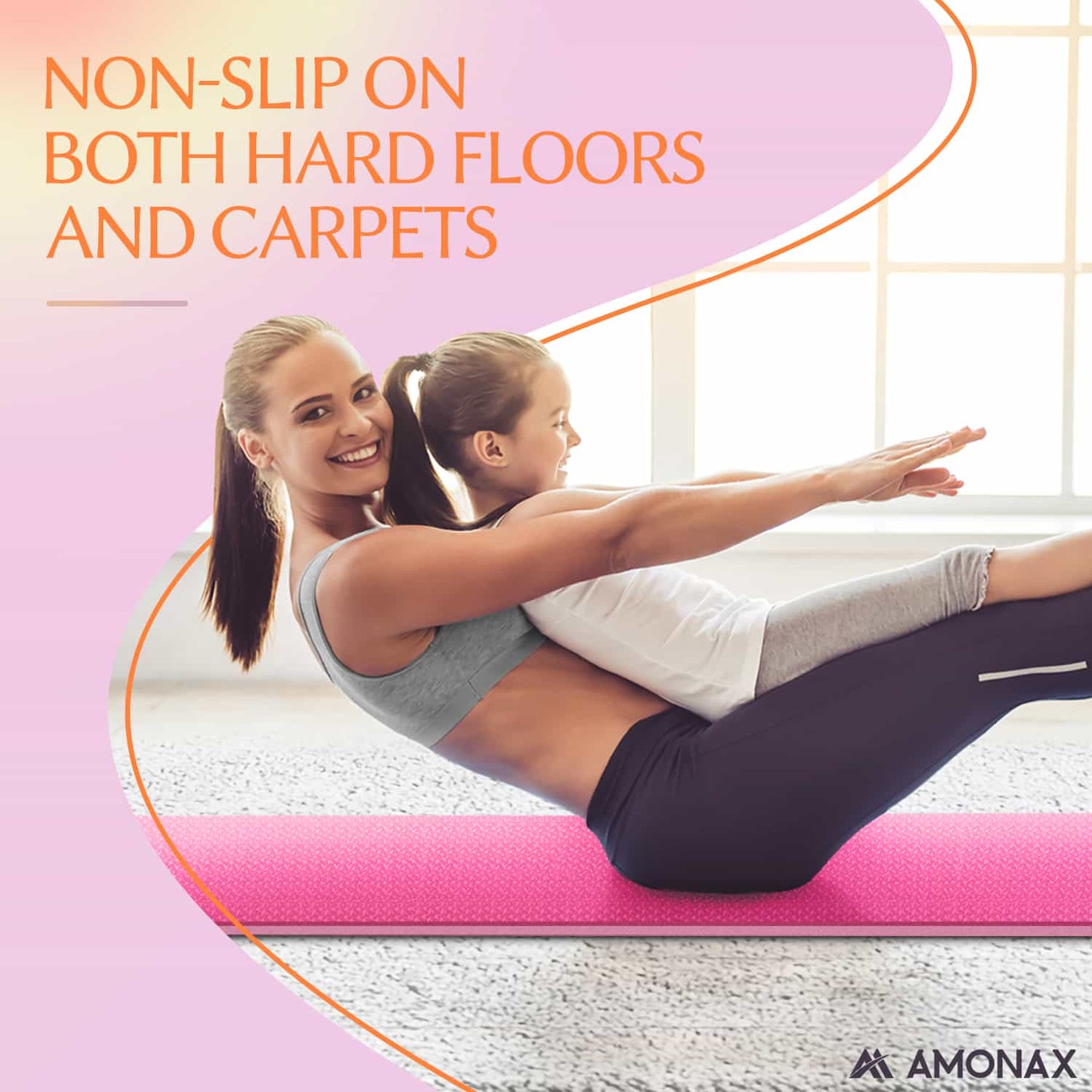 Non-Slip Yoga Mat for Home & Studio Workouts