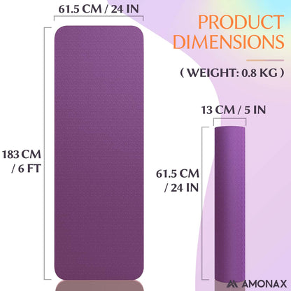 Non-Slip Yoga Mat for Home & Studio Workouts