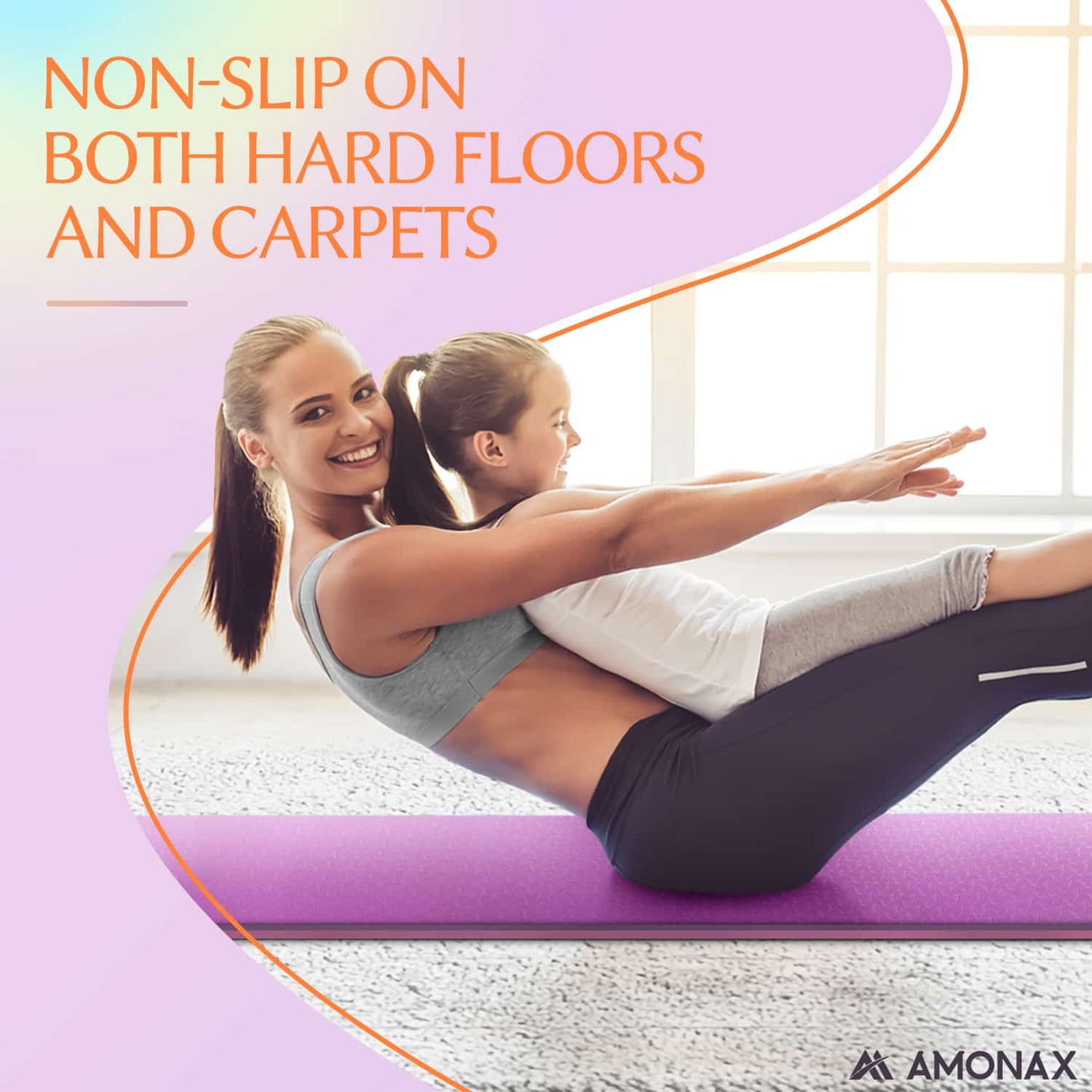 Non-Slip Yoga Mat for Home & Studio Workouts