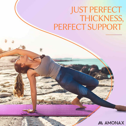 Non-Slip Yoga Mat for Home & Studio Workouts