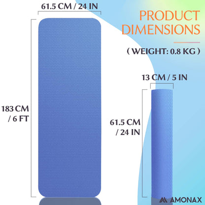 Non-Slip Yoga Mat for Home & Studio Workouts