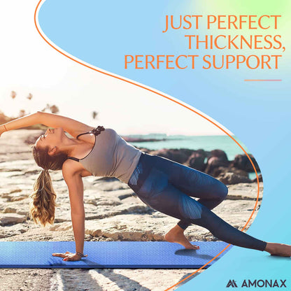 Non-Slip Yoga Mat for Home & Studio Workouts