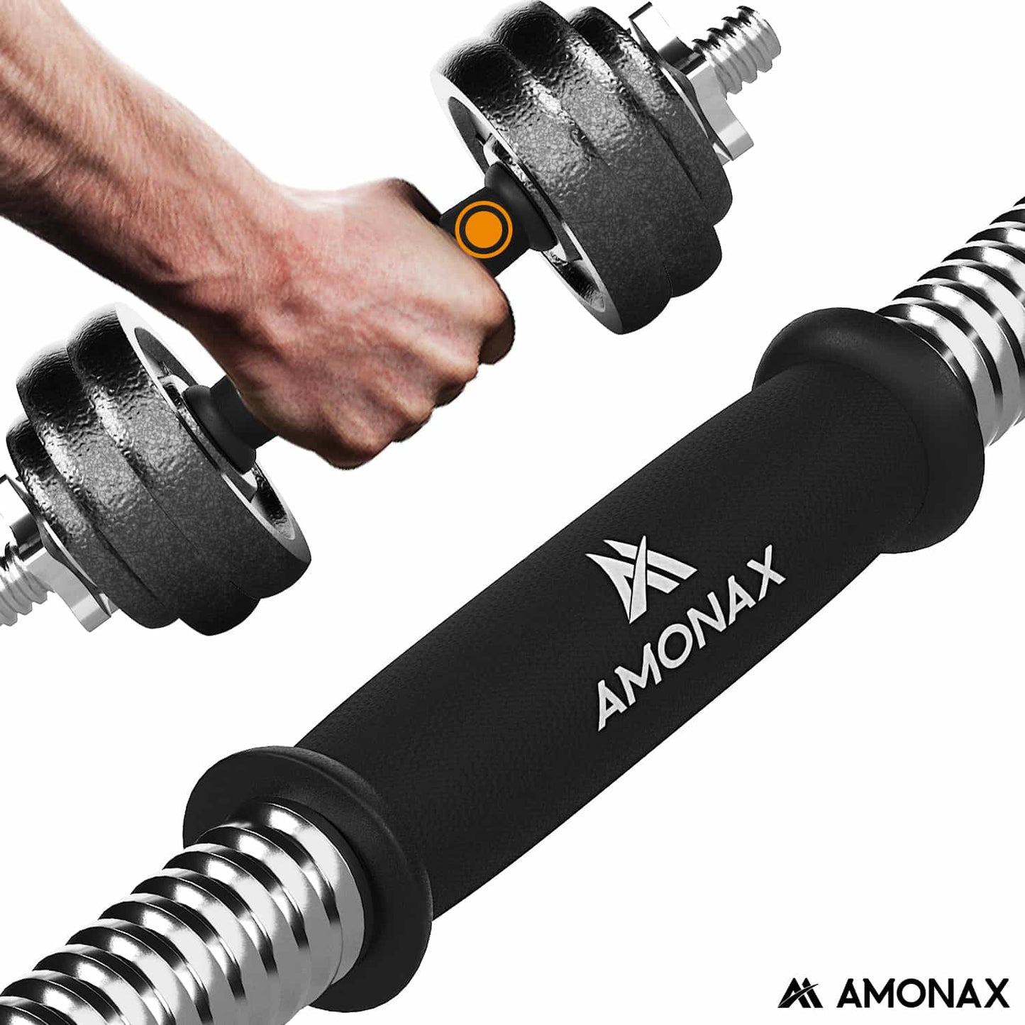 Cast Iron Adjustable Dumbbell Set for Home Gym (15–50kg)