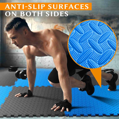 60×60cm Foam Gym Floor Mats – Interlocking Gym Tiles