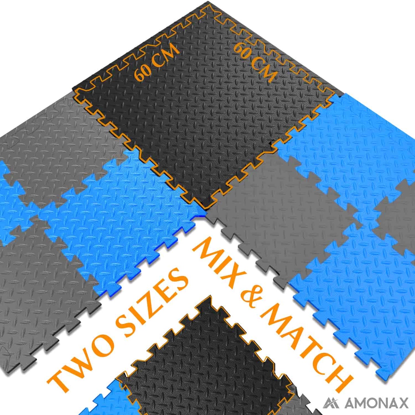 60×60cm Foam Gym Floor Mats – Interlocking Gym Tiles