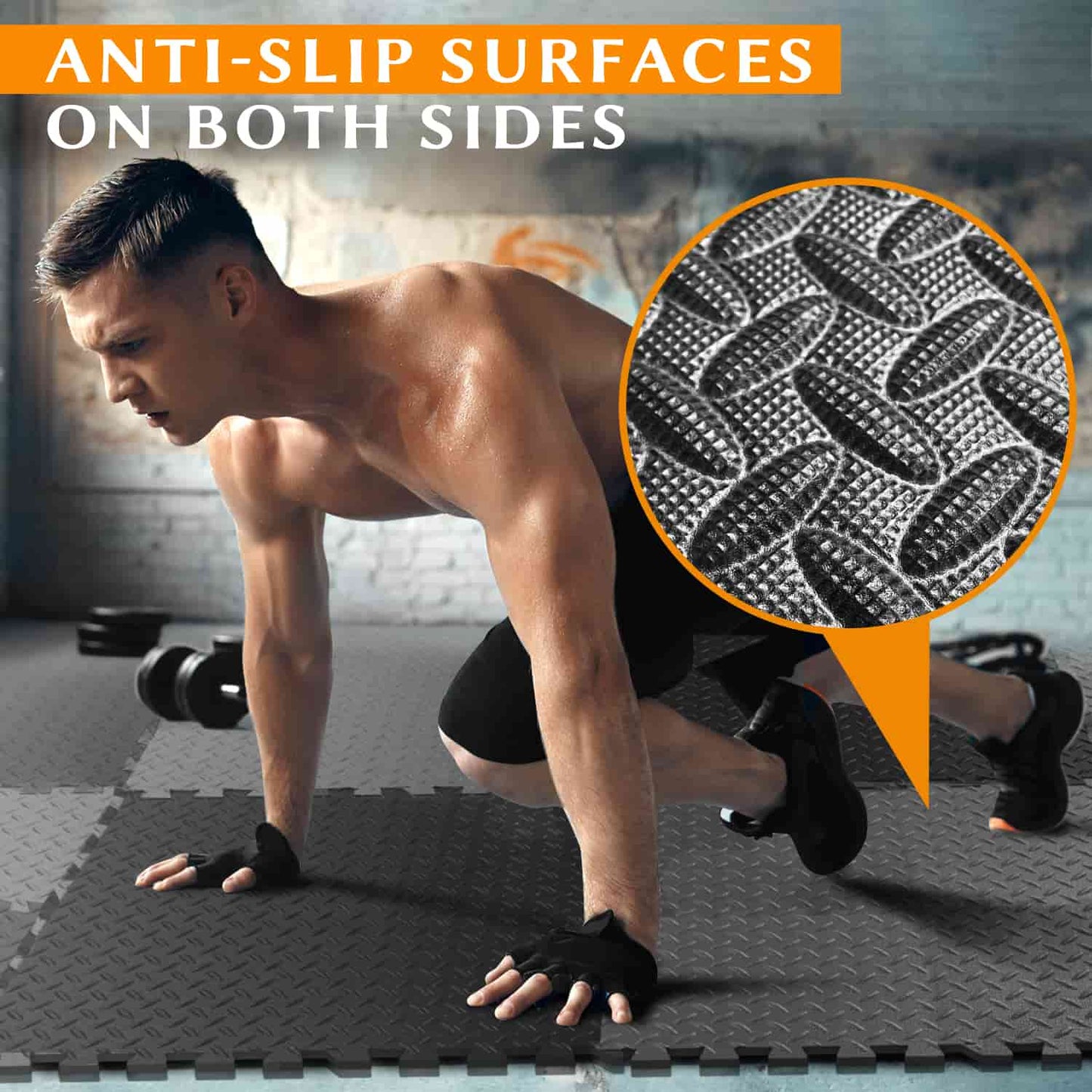 30×30cm Interlocking Foam Floor Mats for Home Gym
