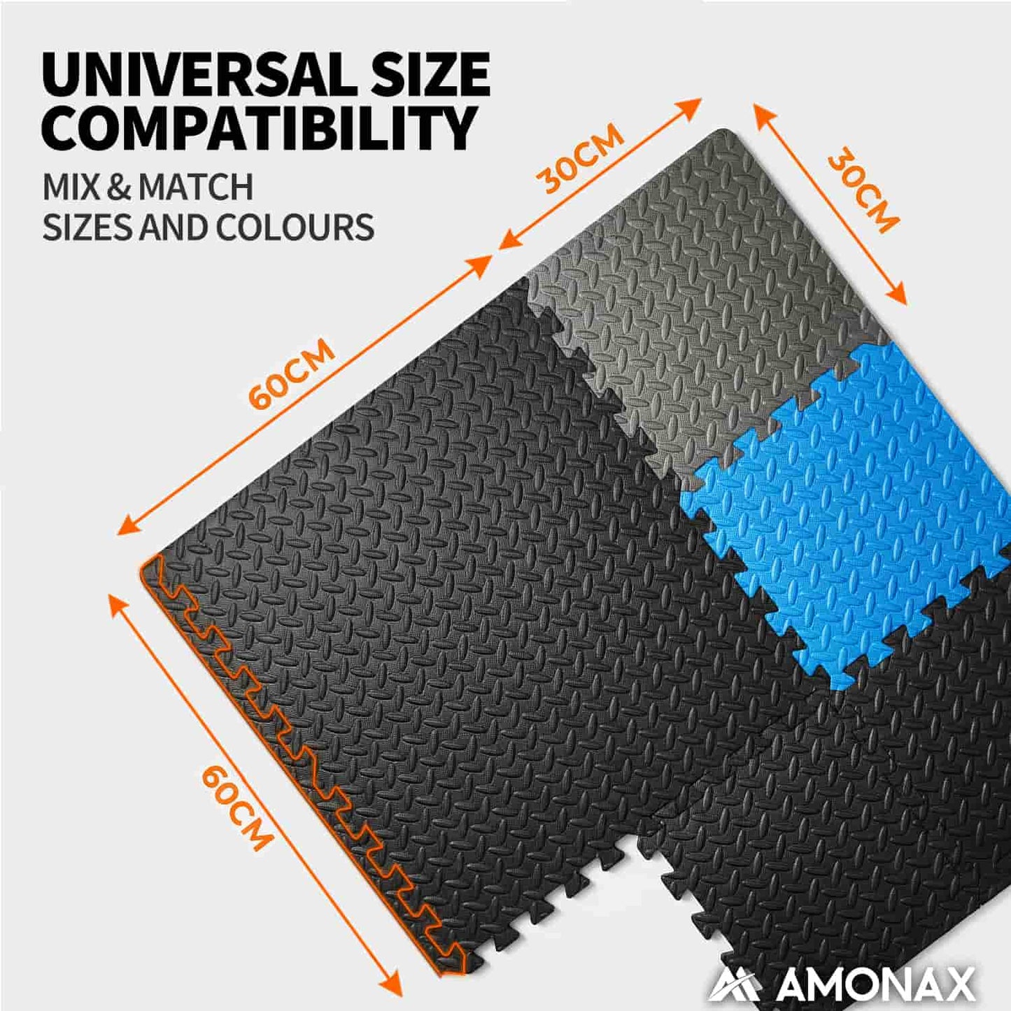 30×30cm Interlocking Foam Floor Mats for Home Gym