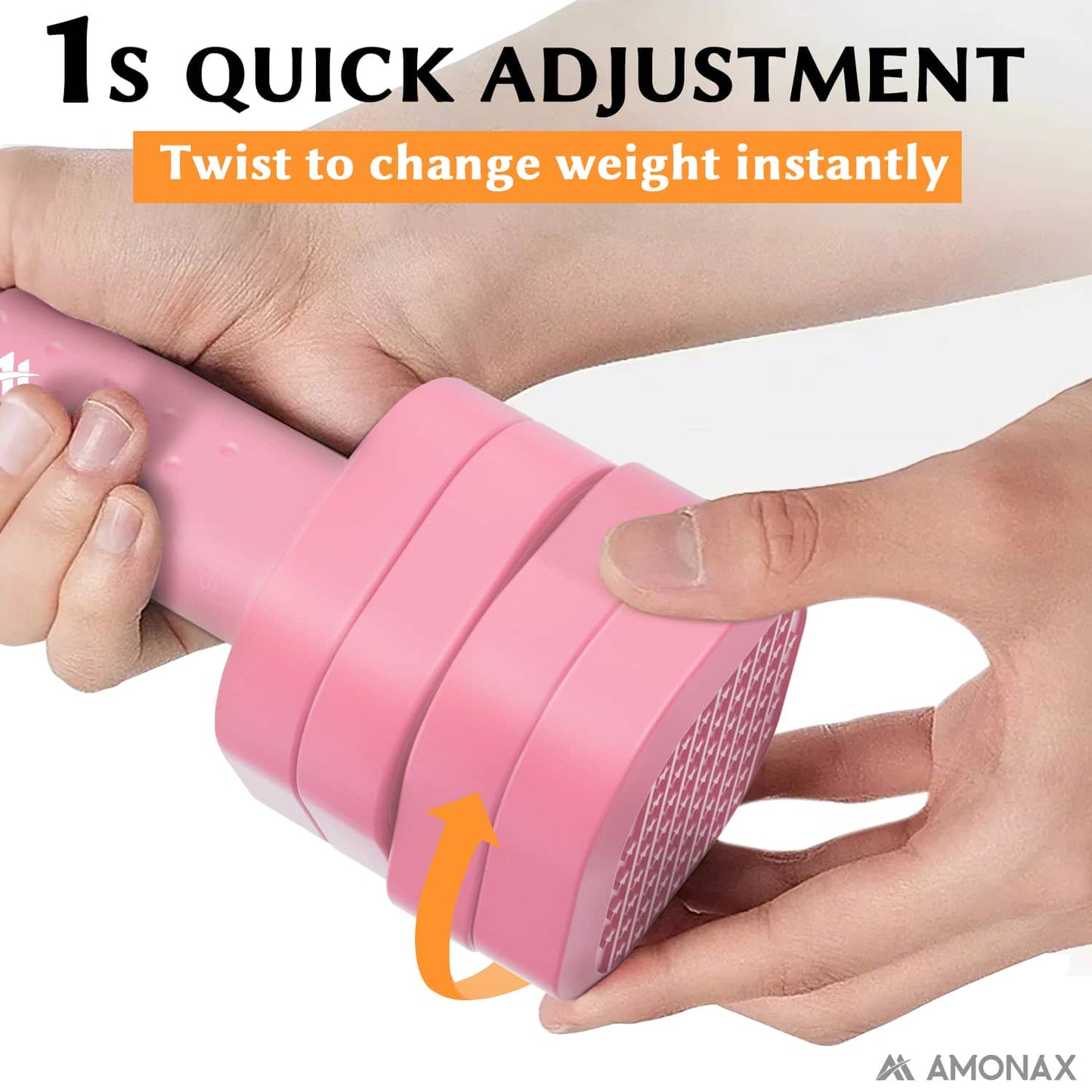 Adjustable Dumbbell Set – 4-in-1 Quick-Release (2.3kg ×2)