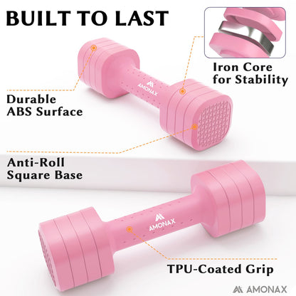 Adjustable Dumbbell Set – 4-in-1 Quick-Release (2.3kg ×2)