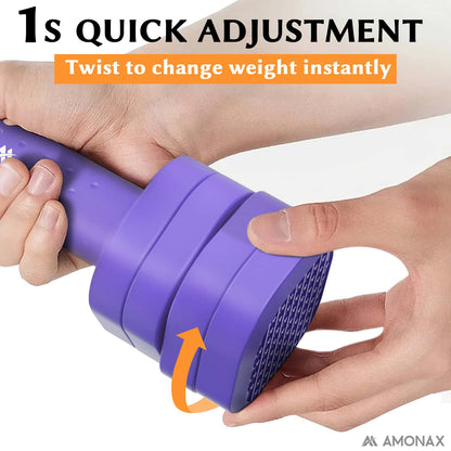 Adjustable Dumbbell Set – 4-in-1 Quick-Release (2.3kg ×2)