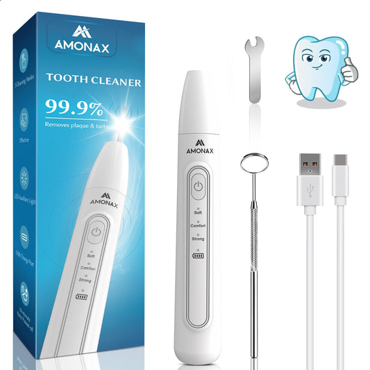 Ultrasonic Plaque Remover – Dental Cleaning Tool for Teeth & Retainers at Home