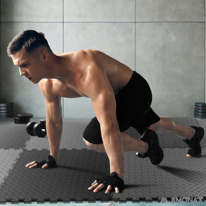 60×60cm Foam Gym Floor Mats – Interlocking Gym Tiles