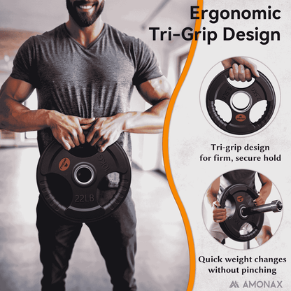 Olympic Rubber Weight Plates – Training Plates Set