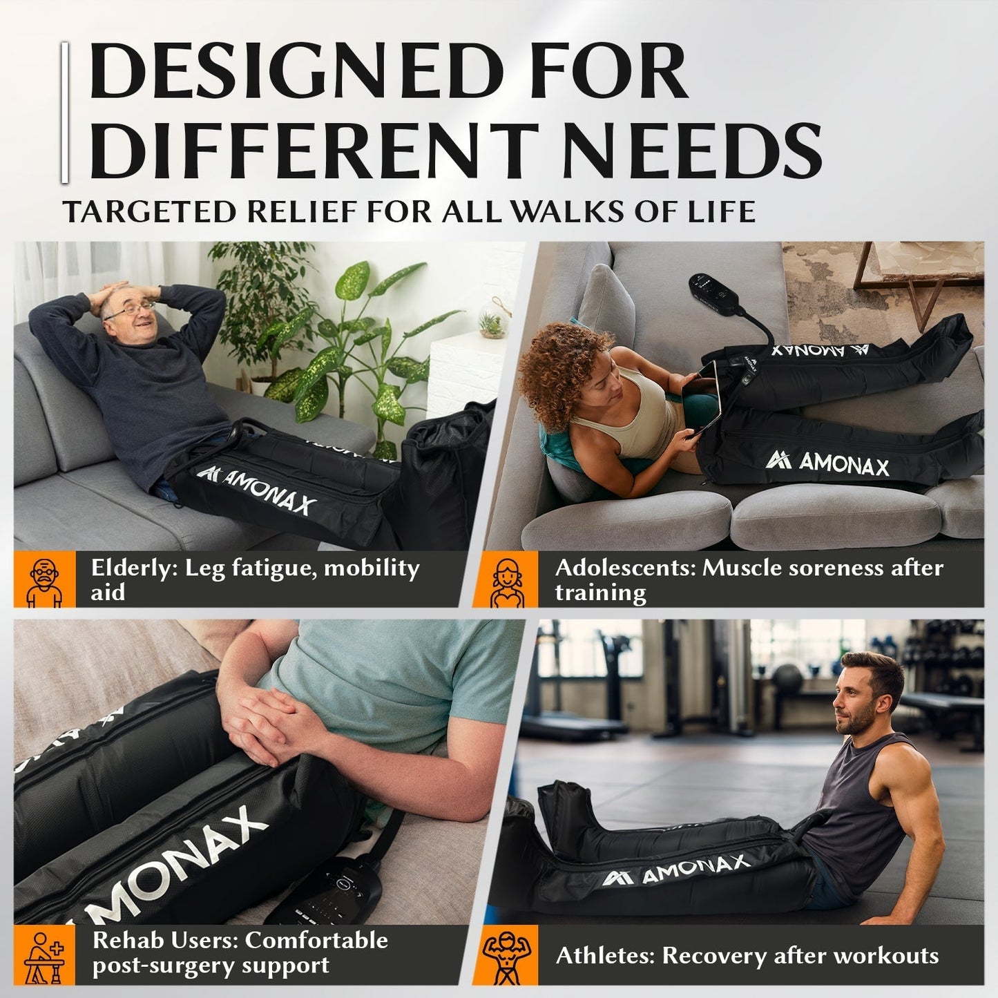 Leg Compression Massager for Pain and Circulation