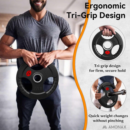 Olympic Rubber Weight Plates – Training Plates Set
