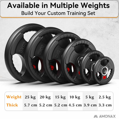 Olympic Rubber Weight Plates – Training Plates Set