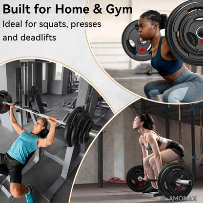 Olympic Rubber Weight Plates – Training Plates Set