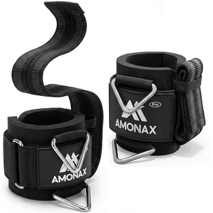 3-in-1 Gym Straps for Lifting, Cable Machines & Leg Workouts
