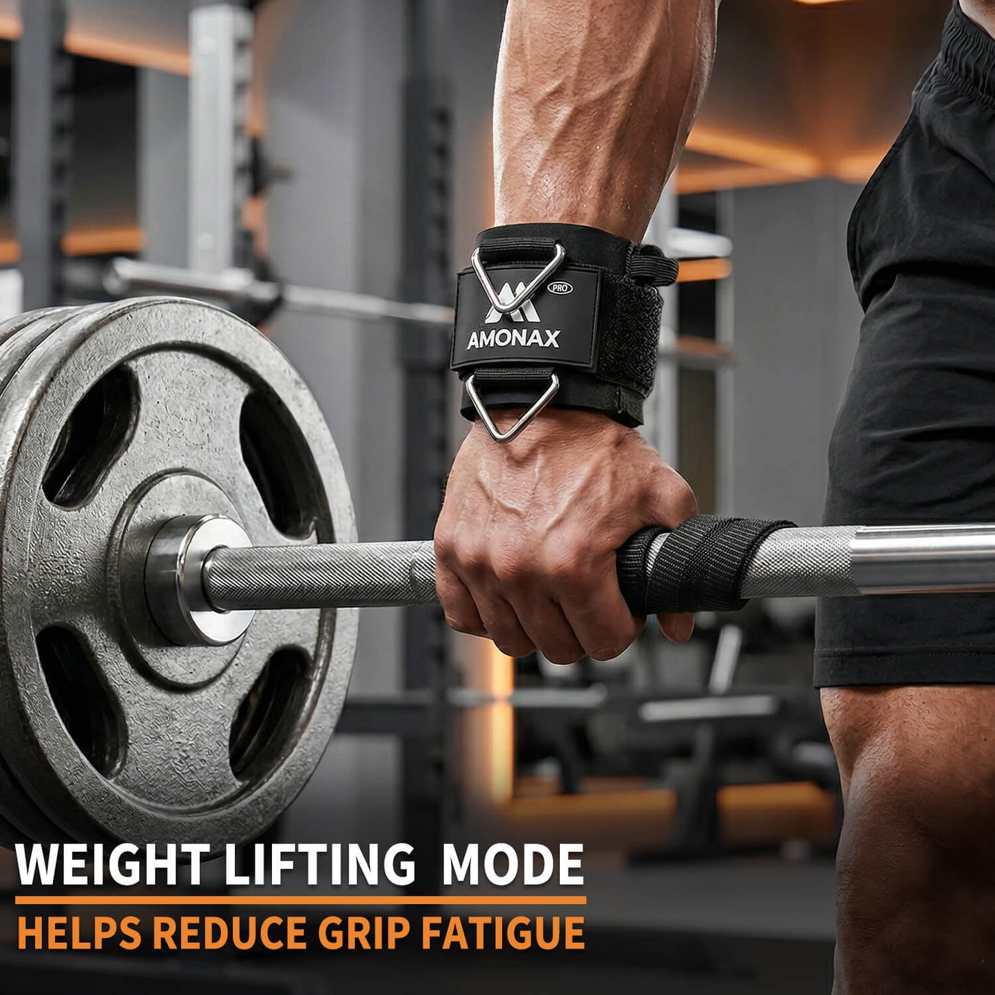 3-in-1 Gym Straps for Lifting, Cable Machines & Leg Workouts