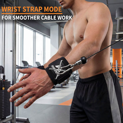 3-in-1 Gym Straps for Lifting, Cable Machines & Leg Workouts