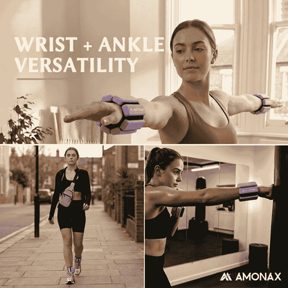 Adjustable Wrist Weights for Yoga, Walking & Home Workout - – 1lb/2lb Pair