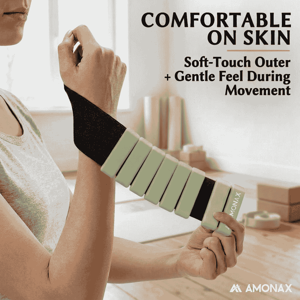 Adjustable Wrist Weights for Yoga, Walking & Home Workout - – 1lb/2lb Pair