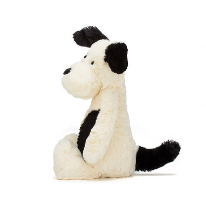 Jellycat Bashful Cream and Black Puppy