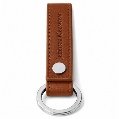 Jefferson Menswear Leather Keyring