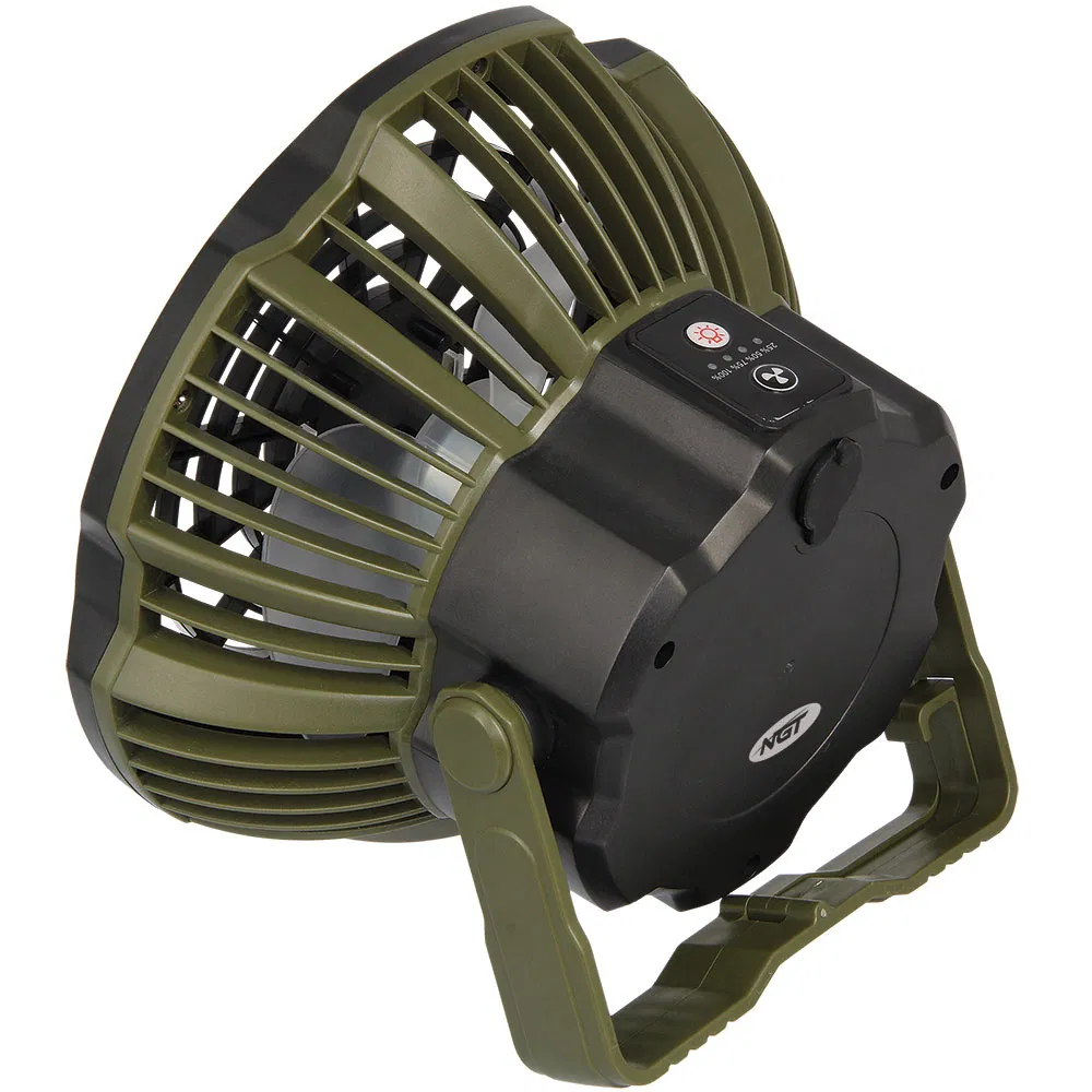 NGT XL 3 in 1 Fan, Bivvy Light & Powerbank USB Rechargeable System