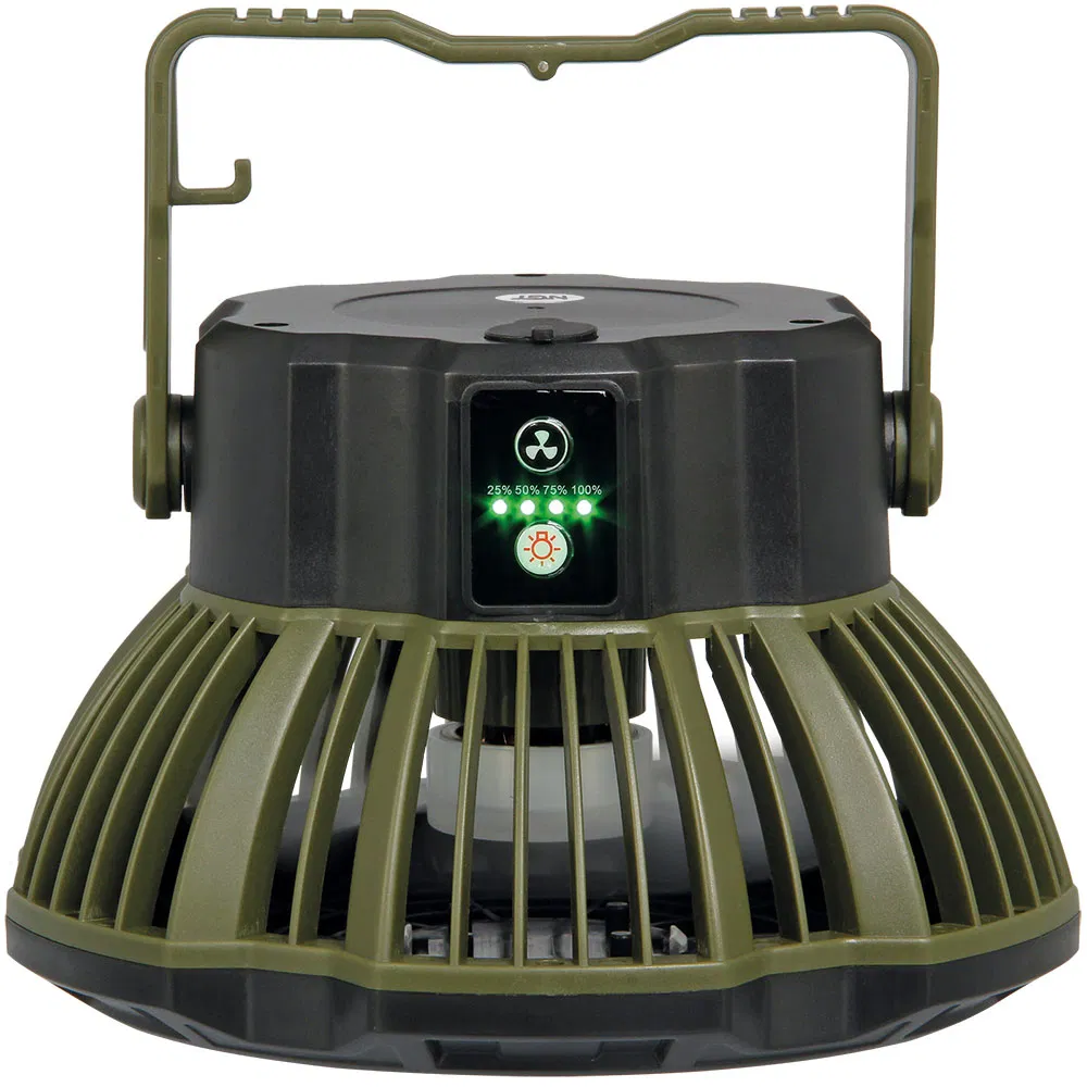 NGT XL 3 in 1 Fan, Bivvy Light & Powerbank USB Rechargeable System