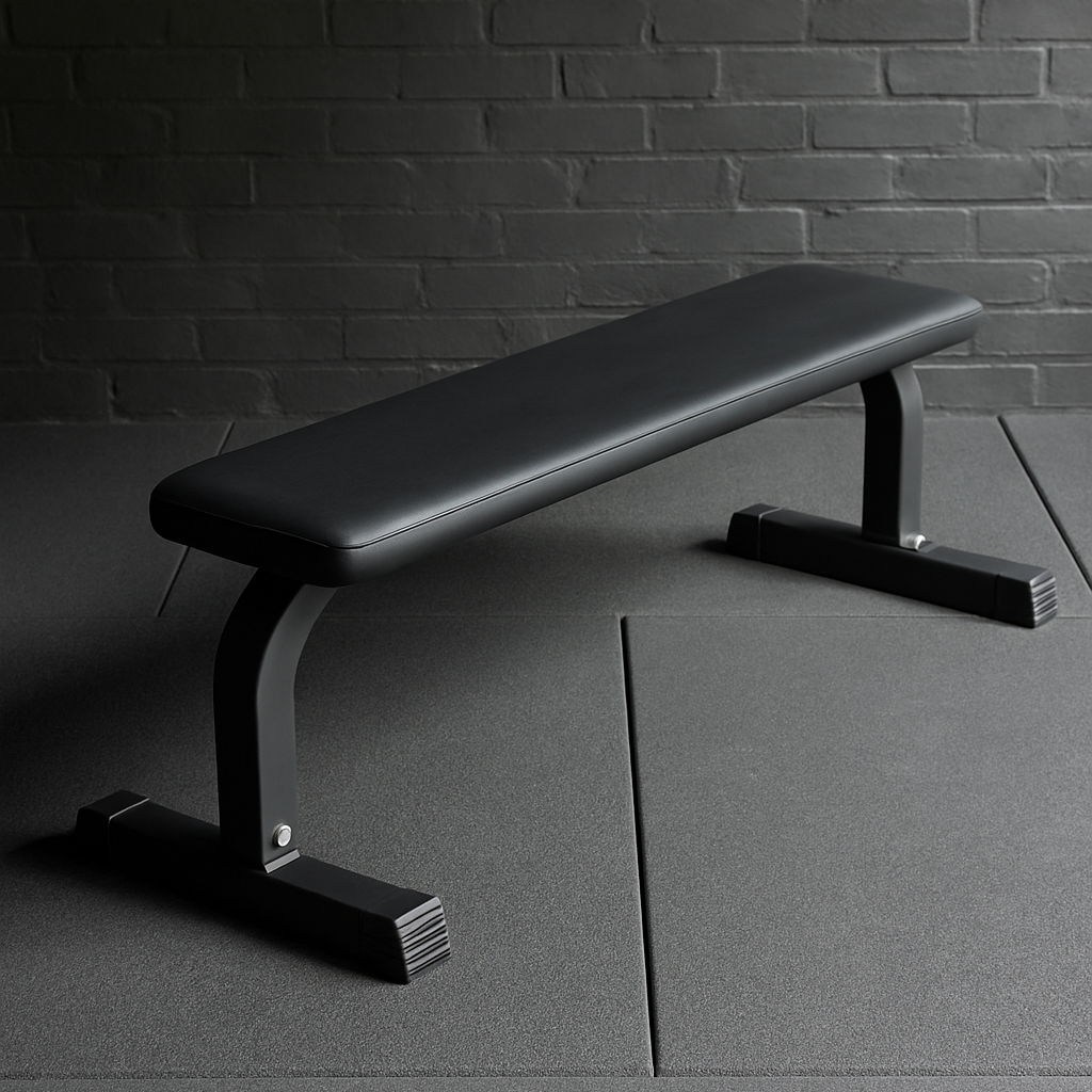 Equipped Gym Flat Weight Bench
