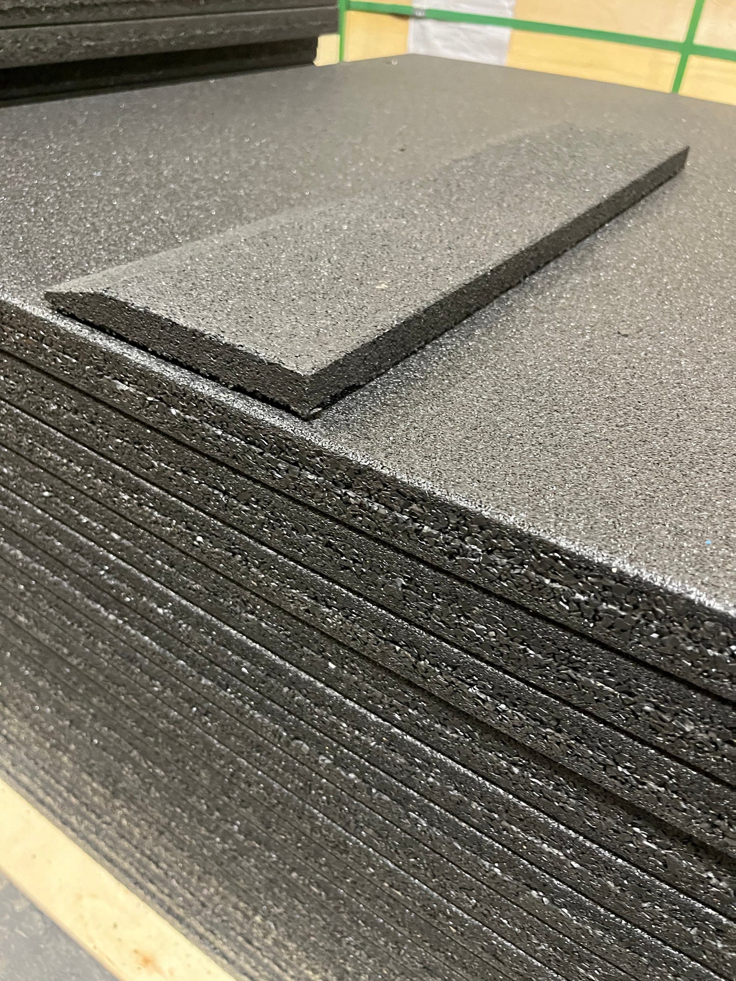 Rubber Gym Flooring Edge Ramps