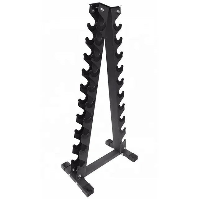 10-Tier Vertical Dumbbell Storage Rack