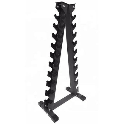10-Tier Vertical Dumbbell Storage Rack