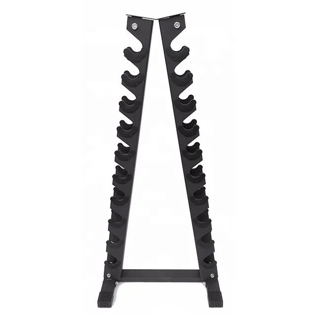 10-Tier Vertical Dumbbell Storage Rack