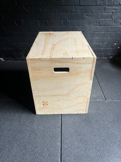 Wood Plyo Box 3 in 1