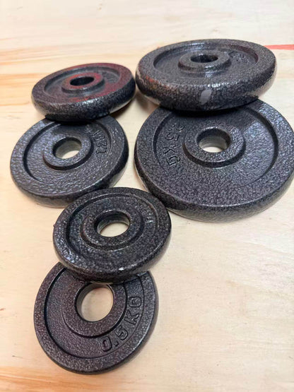 Refurbished 1 Inch Dumbbell Weight Plates Set (2.5KG x 2)