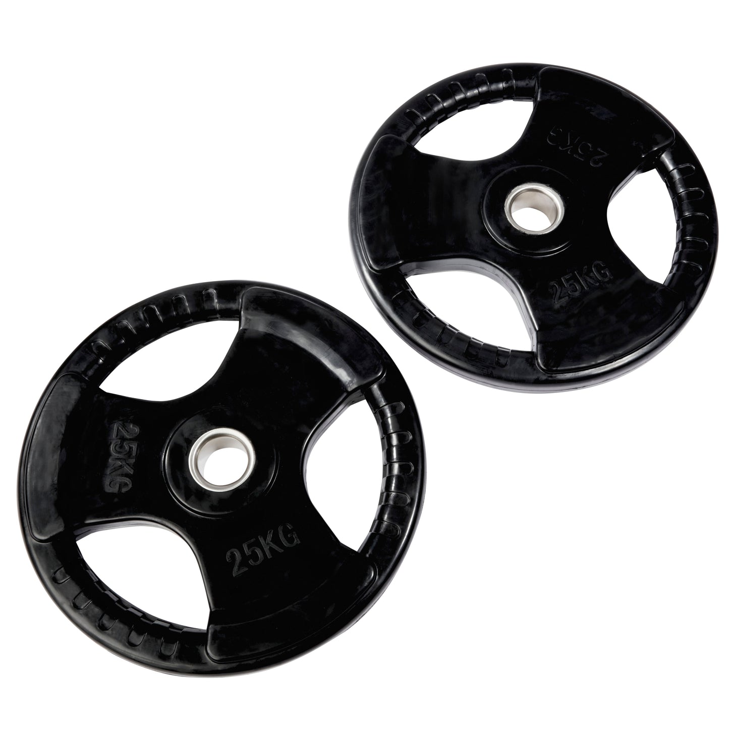 Olympic EZ Curl Bar & Tri-Grip Plates Bundle