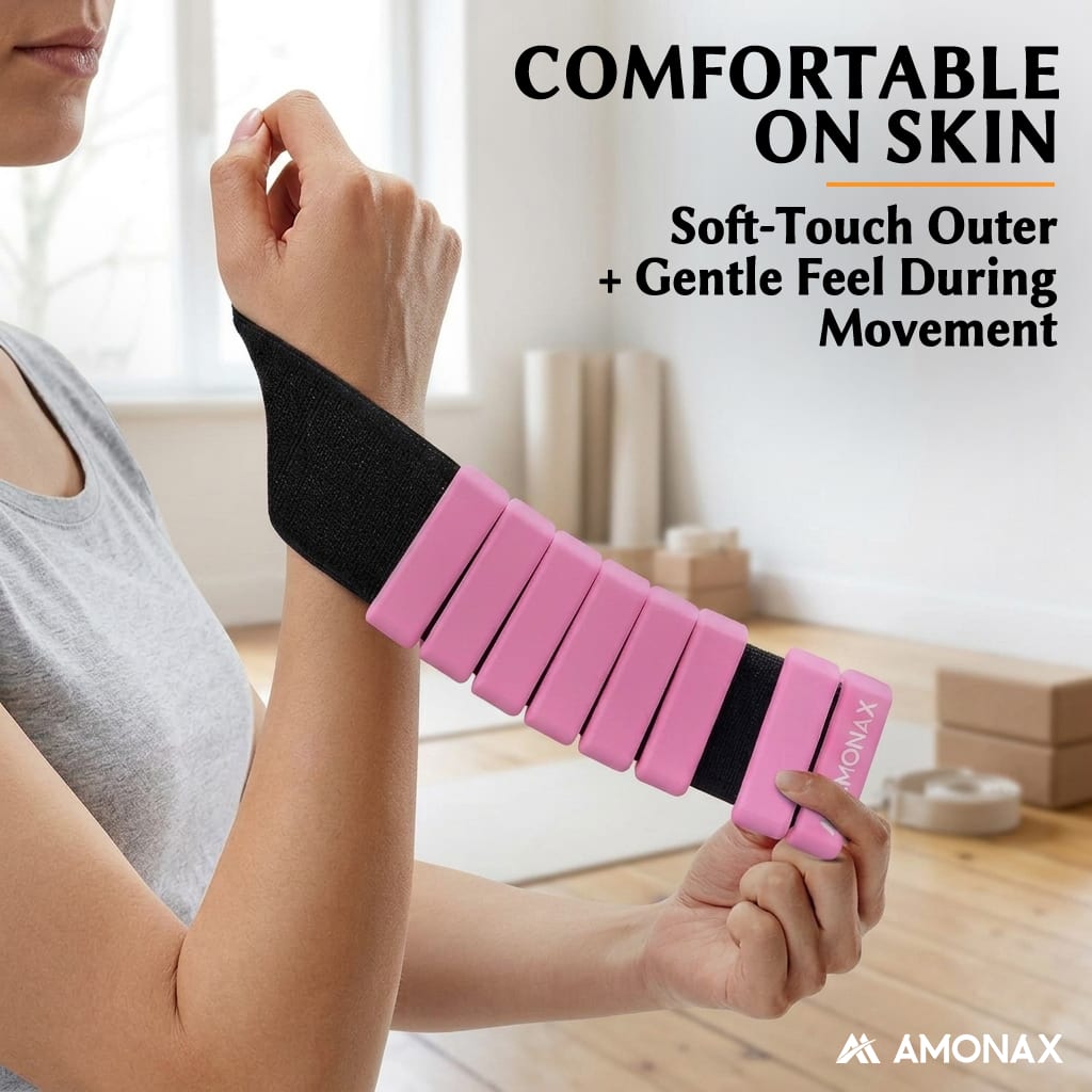 Adjustable Wrist Weights for Yoga, Walking & Home Workout - – 1lb/2lb Pair