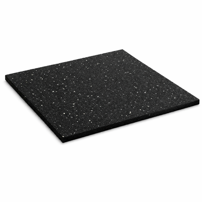 White Fleck Rubber Gym Flooring Mats 1m2