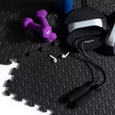 Gym Flooring Foam Mats - Interlocking Exercise Mats, EVA Floor Tiles, Non-slip