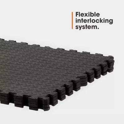 Gym Flooring Foam Mats - Interlocking Exercise Mats, EVA Floor Tiles, Non-slip