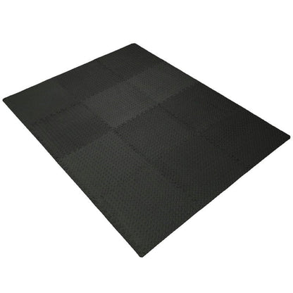 Gym Flooring Foam Mats - Interlocking Exercise Mats, EVA Floor Tiles, Non-slip