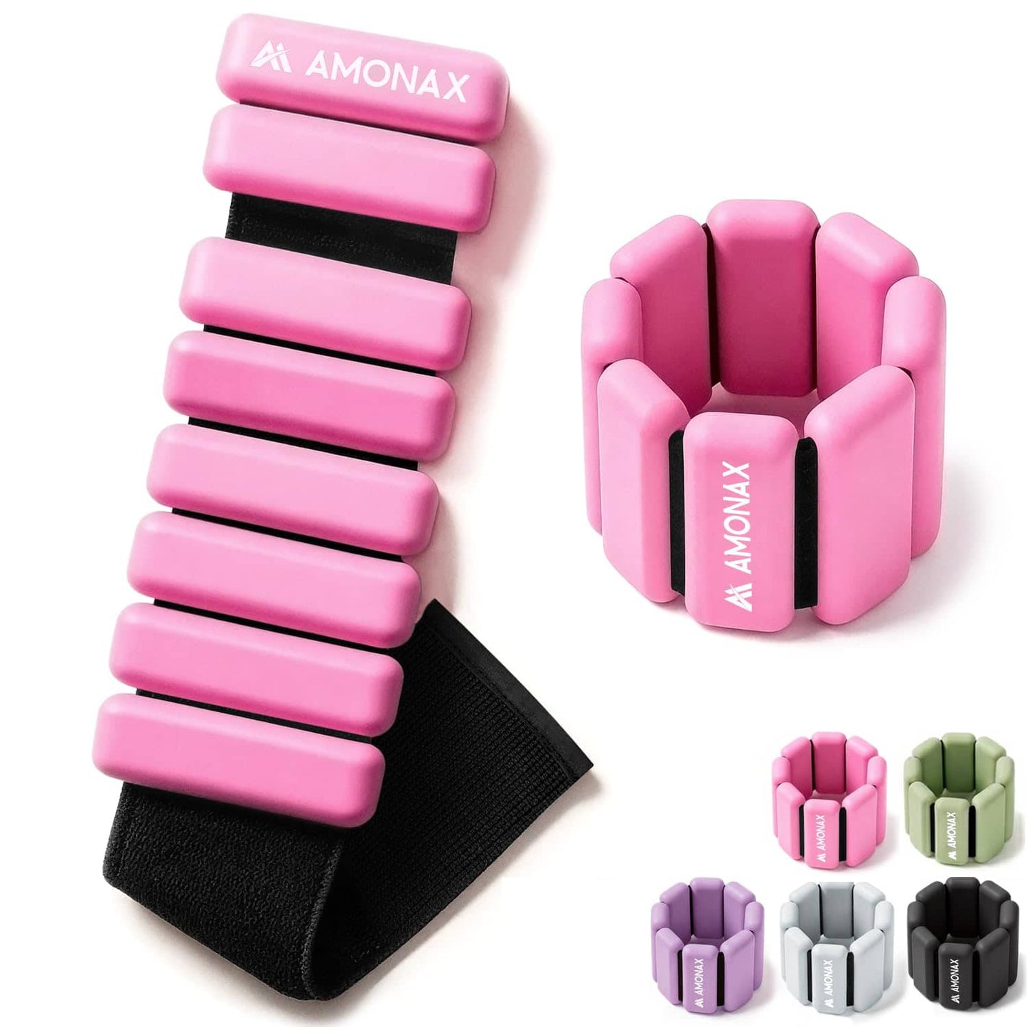 Adjustable Wrist Weights for Yoga, Walking & Home Workout - – 1lb/2lb Pair