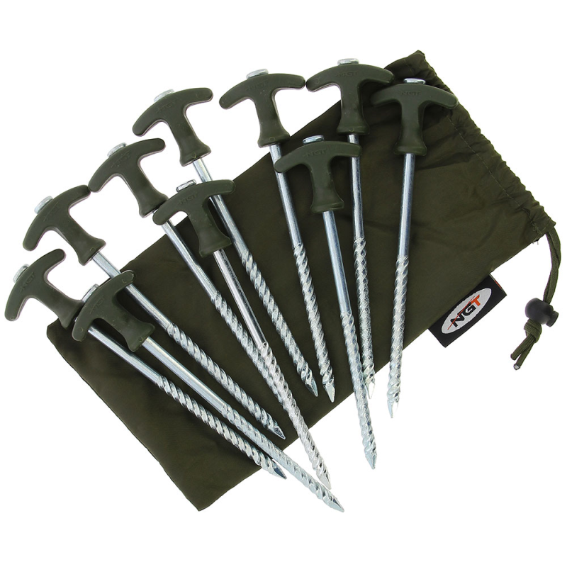 NGT 8" Bivvy Pegs