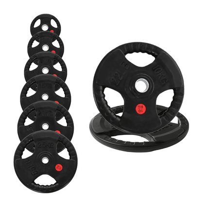 Strongway 1 Inch (1"/25mm) Tri-Grip Weight Plates