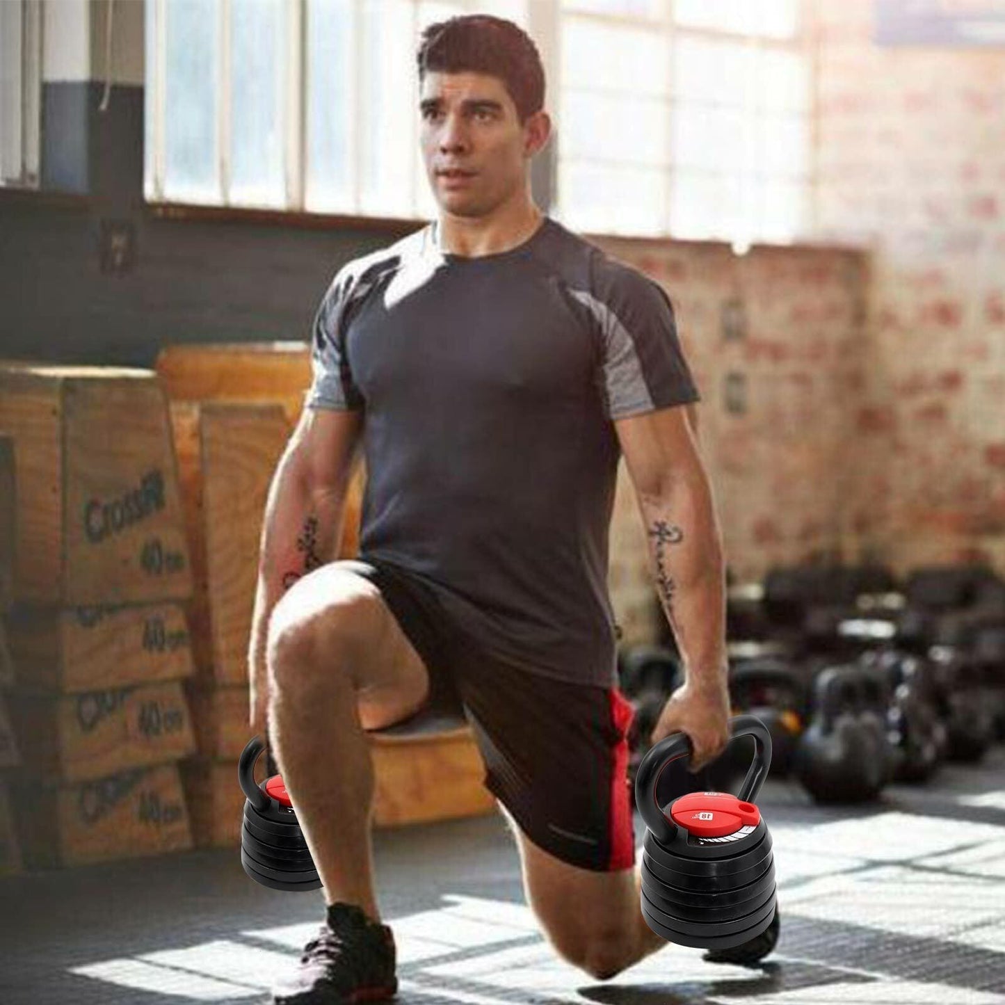 Strongway 18KG Adjustable Kettlebell